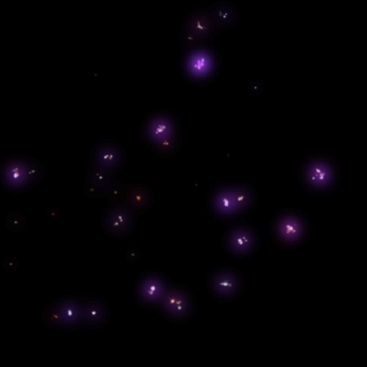 This is only an illustration, not nobelium itself. Nobelium can only be made in very small amounts and emits strong radiation of various kinds.