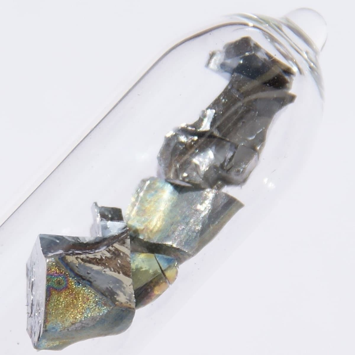 Pieces of Pure Vanadium with Oxide Layer