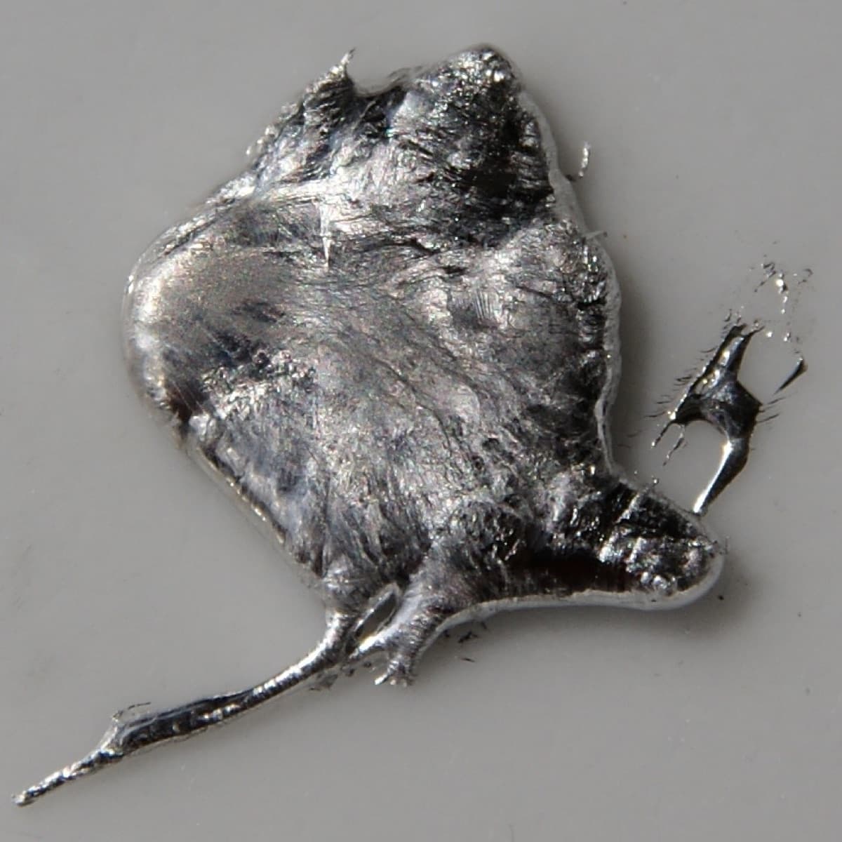 1.5 x 1.5 cm liquid indium