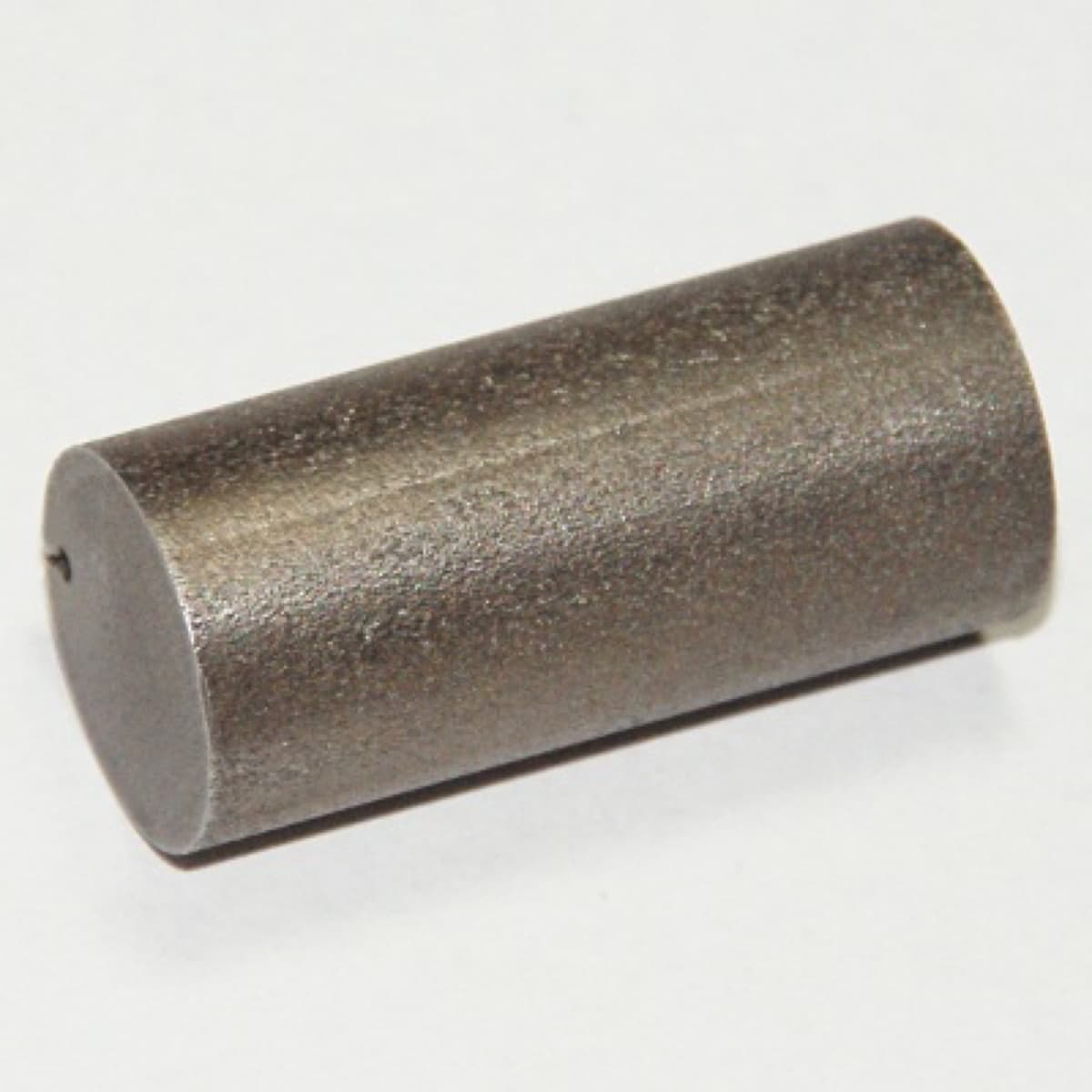 Tungsten rod with oxidised surface, 80 grams. Original size in cm: 1.3 x 3